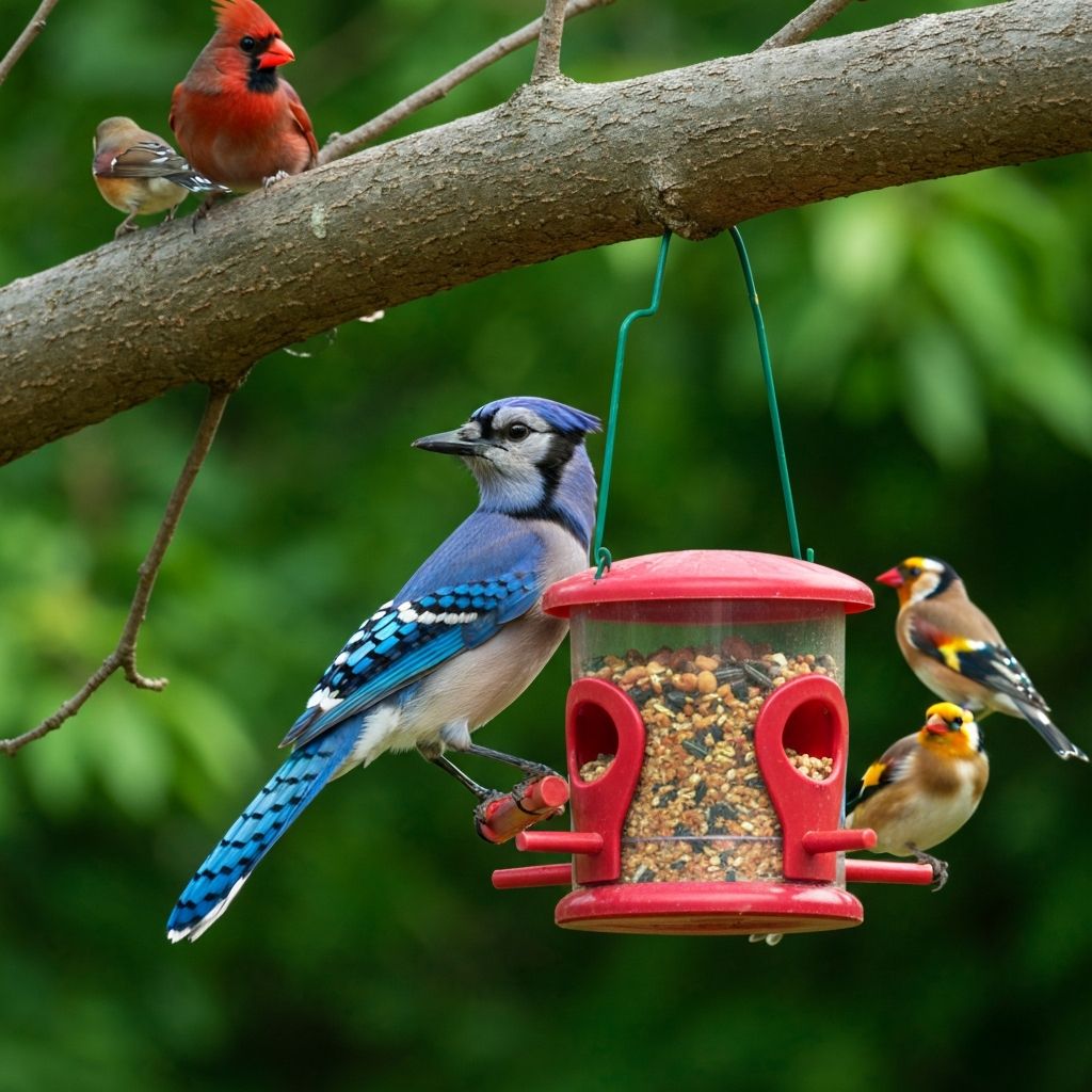 Bird feeder photo